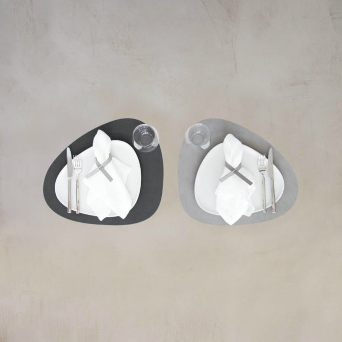 LIND DNA Reversible Cloud Leather Table Mat Curved Large - 5 Colours - Gourmet Gear