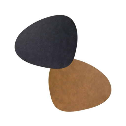 LIND DNA Reversible Cloud Leather Table Mat Curved Large - 5 Colours - Gourmet Gear