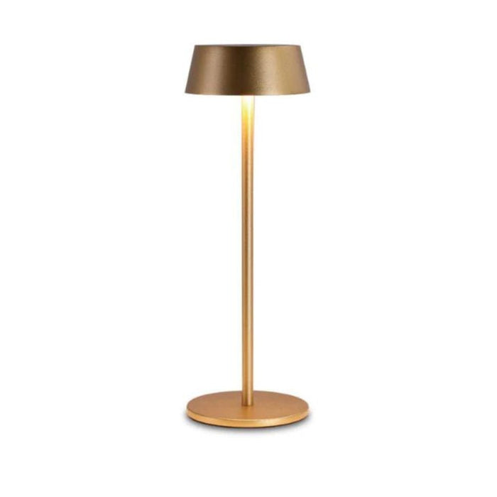 Lola Smooth Shade Gold | Black | White | Coffee Rechargeable Table Lamp - Gourmet Gear