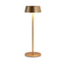 Lola Smooth Shade Gold | Black | White | Coffee Rechargeable Table Lamp - Gourmet Gear