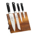 Mercer Culinary Genesis Acacia 5 Piece Magnetic Board and Knife Set - Gourmet Gear