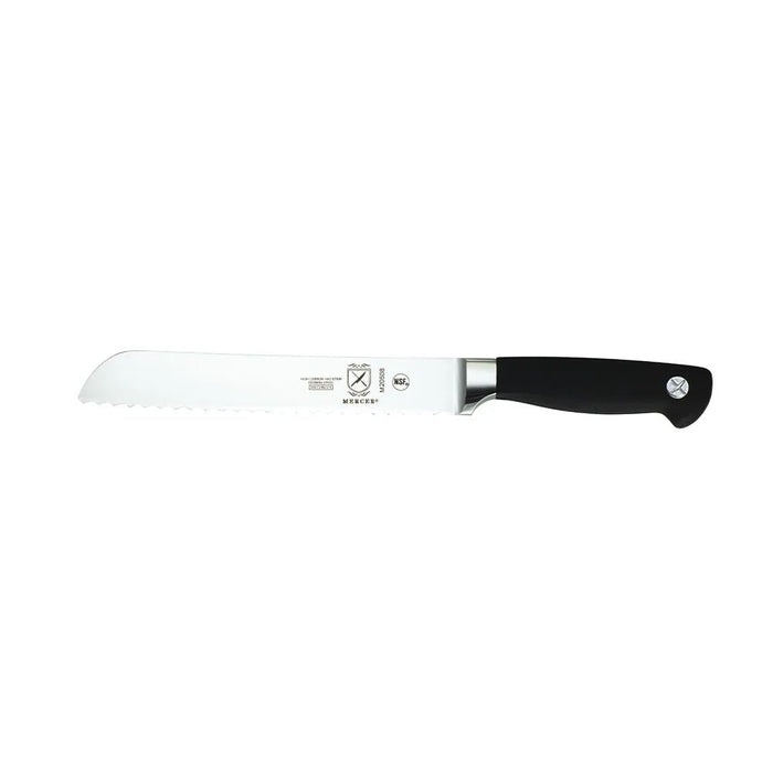 Mercer Culinary Genesis Wavy Edge Wide Bread Knife 20cm - Black - Gourmet Gear