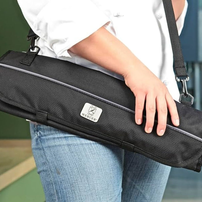 Mercer Culinary Knife Roll Bag Black - Gourmet Gear