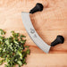 Mercer Culinary Millenia Double Blade Mezzaluna PP Handles 20cm - Gourmet Gear
