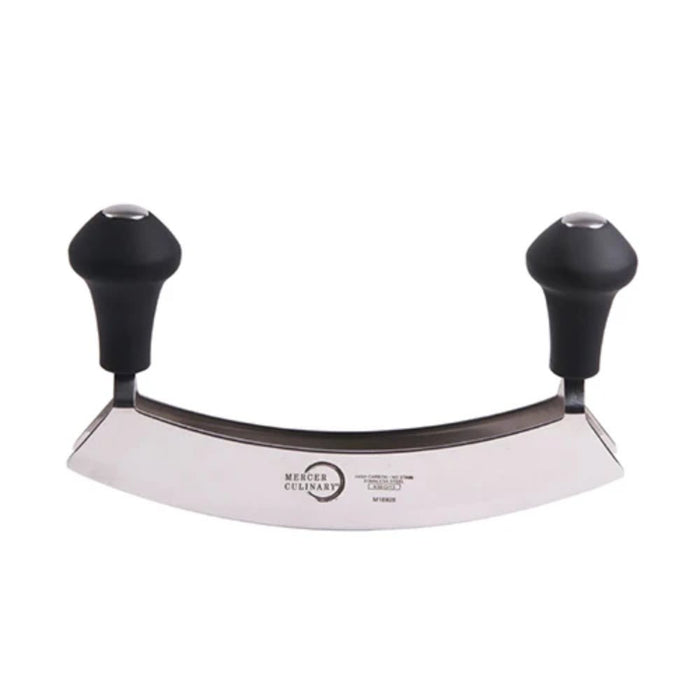 Mercer Culinary Millenia Double Blade Mezzaluna PP Handles 20cm - Gourmet Gear