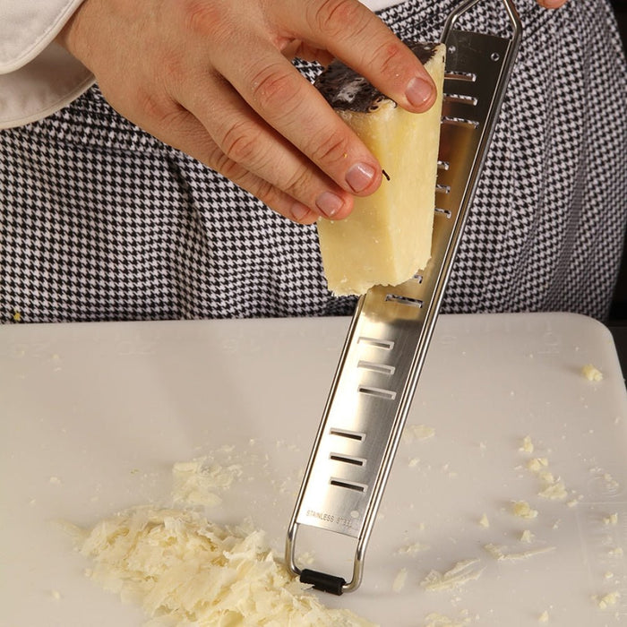 Mercer Culinary Narrow Stainless Steel Shaver Grater 38 x 3cm - Gourmet Gear