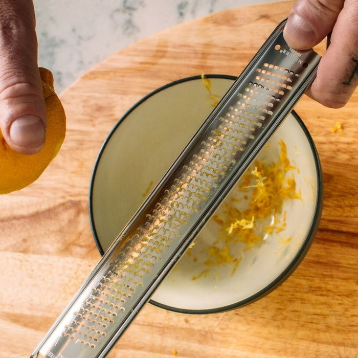 Mercer Culinary Stainless Steel Fine Grater/Zester 38 x 3cm - Gourmet Gear