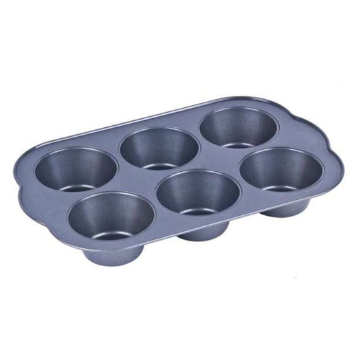 Metalix Non - Stick 6 Cup Muffin Pan - Gourmet Gear