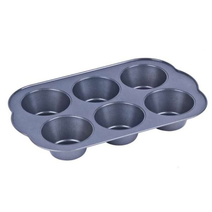 Metalix Non - Stick 6 Cup Muffin Pan - Gourmet Gear
