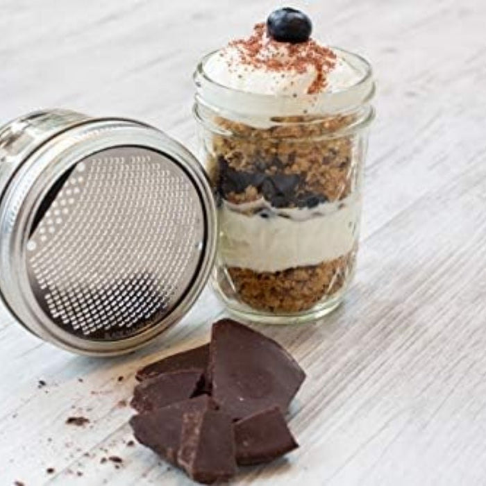 Microplane Mason Jar Lid Grater Set of 2 - Gourmet Gear