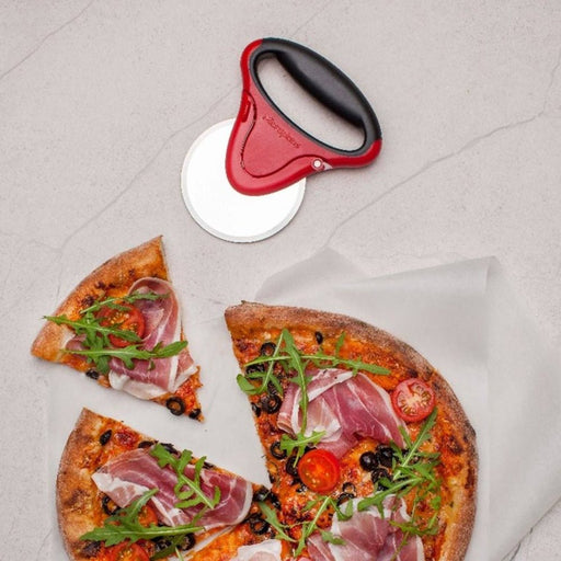 Microplane Pizza Cutter - Red - Gourmet Gear