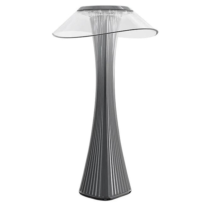 Mushroom Grey Rechargeable Portable Table Lamp - Gourmet Gear
