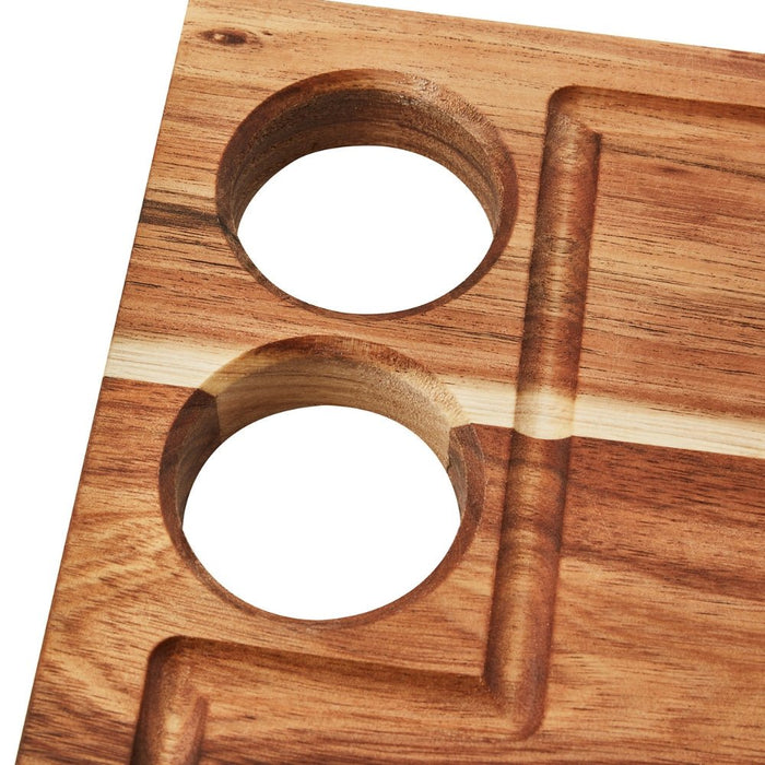 My Butchers Block - Steak Board with Knife & 2 Bowls - Gourmet Gear