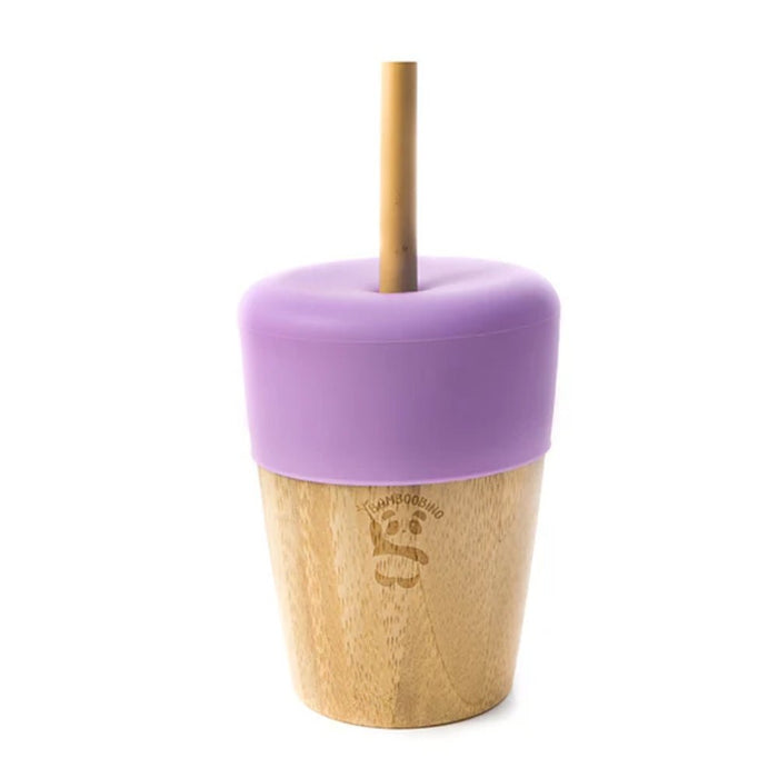 Nicolson Russell Bamboo Toddlers Cup with Lid and Straw - Gourmet Gear