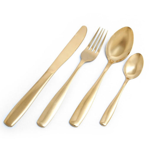 Nicolson Russell Bella Casa Gold Cutlery Set - 4 pcs - Gourmet Gear