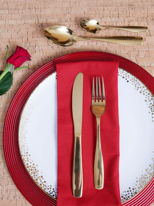 Nicolson Russell Bella Casa Gold Cutlery Set - 4 pcs - Gourmet Gear