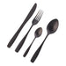 Nicolson Russell Bella Casa Matte Black Cutlery Set - 4 pcs - Gourmet Gear