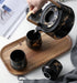 Nicolson Russell Kintsugi Black or White Teapot and Cups Set - Gourmet Gear
