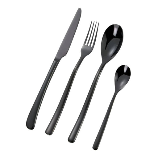 Nicolson Russell La Galleria Buddha Black Stainless Steel Cutlery Set - 2 Options - Gourmet Gear