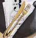 Nicolson Russell La Galleria Buddha Gold Stainless Steel Cutlery Set - 2 Options - Gourmet Gear