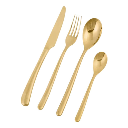 Nicolson Russell La Galleria Buddha Gold Stainless Steel Cutlery Set - 2 Options - Gourmet Gear