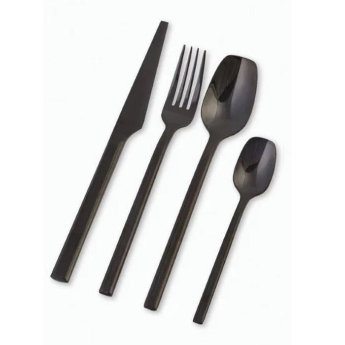 Nicolson Russell La Galleria Malta Black Stainless Steel Cutlery Set - 2 Options - Gourmet Gear