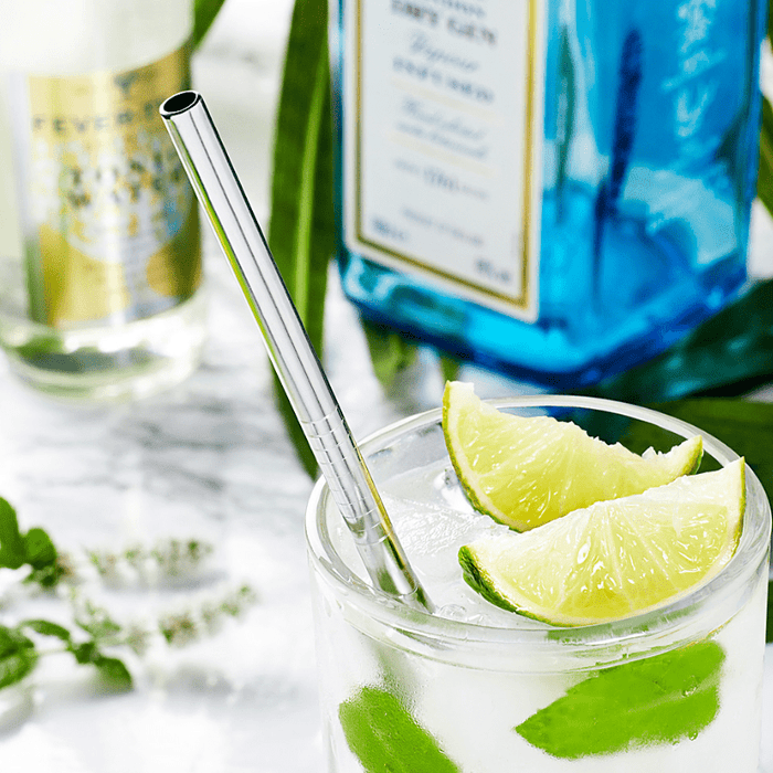 Nicolson Russell Stainless Steel Straw - Set of 4 - Gourmet Gear