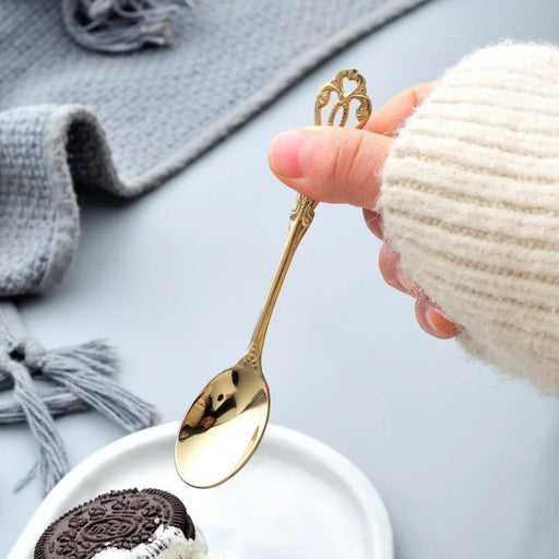 Nicolson Russell Vintage Gold Teaspoons - Set of 6 - Gourmet Gear