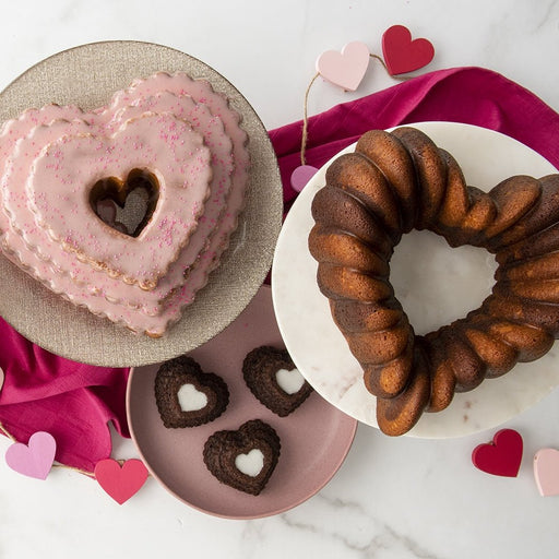 Nordic Ware Elegant Heart Bundt - Gourmet Gear