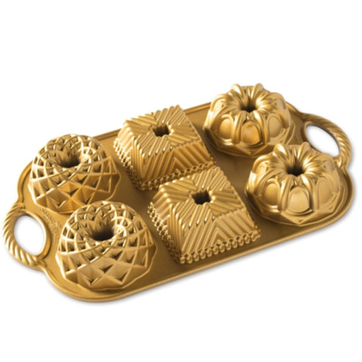 Nordic Ware Geo Bundtlette Pan - Gourmet Gear