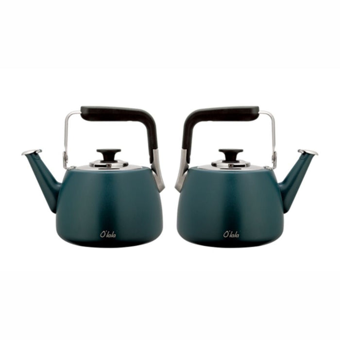 OLALA 1L Stove Top Kettle – Matt Teal Stainless Steel - Gourmet Gear