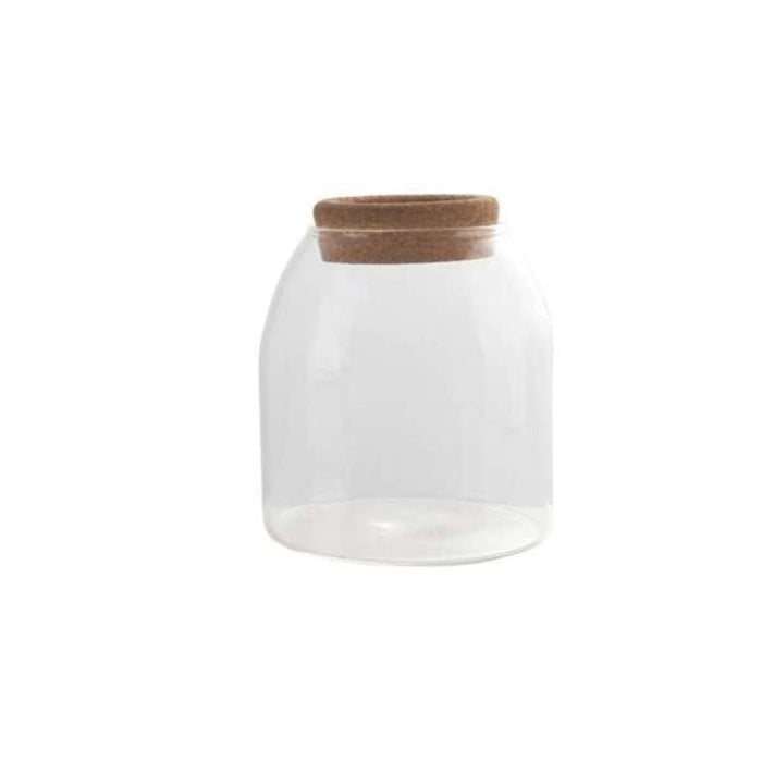 OLALA 450ml Glass Storage Jar with Cork Lid - Gourmet Gear