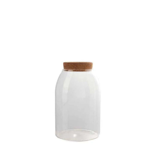 OLALA 700ml Glass Storage Jar with Cork Lid - Gourmet Gear