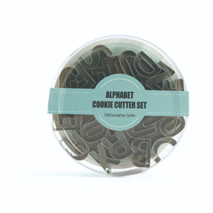 OLALA Alphabet Cookie Cutter Set – 26 Stainless Steel Letters - Gourmet Gear