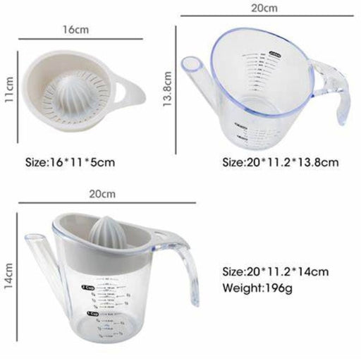 OLALA Lemon Squeezer with Measuring Cup - Gourmet Gear