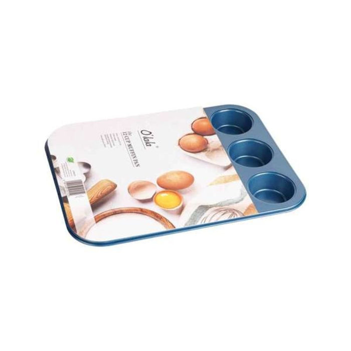 OLALA Non - Stick 12 Cup Muffin Pan - Gourmet Gear