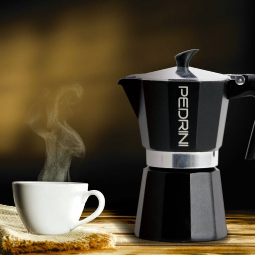 Pedrini Enamelled Aluminium Coffee Maker - 2 Sizes - Gourmet Gear