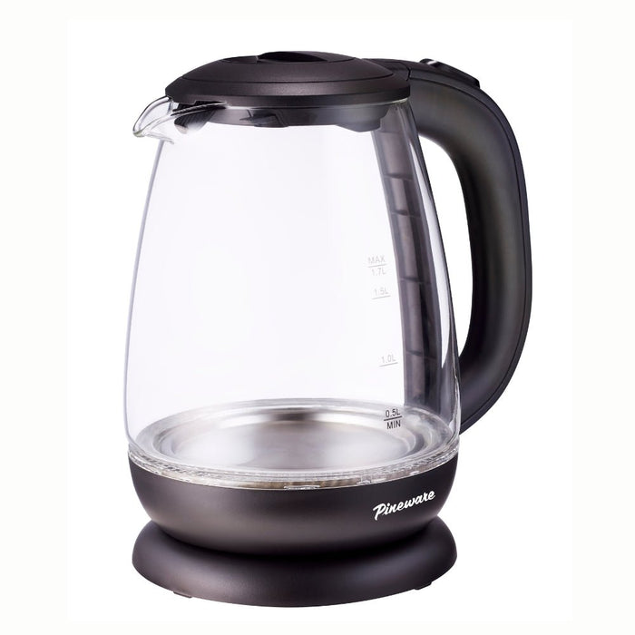 Pineware PGK260 1.7L Glass Kettle - Gourmet Gear