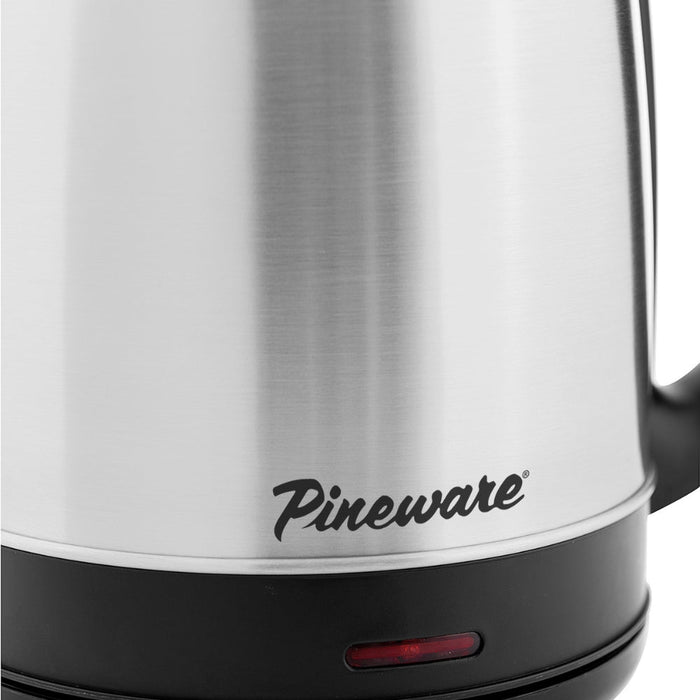 Pineware PSSKO2 stainless steel 1.7l kettle - Gourmet Gear