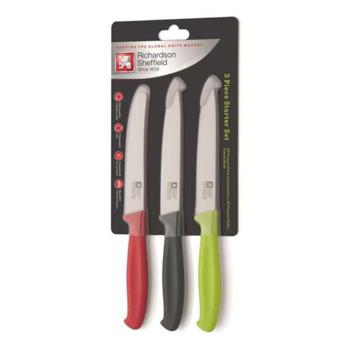 Richardson Sheffield 3 - Piece Utility Knife Set - Gourmet Gear