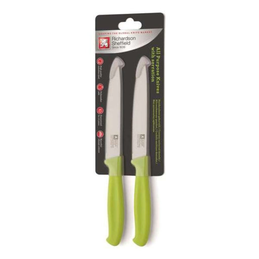 Richardson Sheffield All - Purpose Serrated Knife Set of 2 - Gourmet Gear