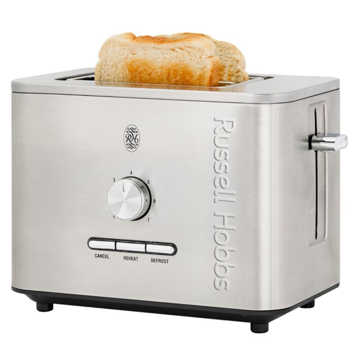 Russell Hobbs Nexus 2 Slice Toaster – Black or Silver - Gourmet Gear