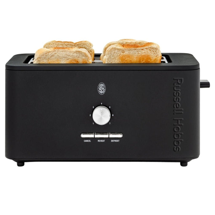 Russell Hobbs Nexus 4 Slice Toaster – Black or Silver - Gourmet Gear