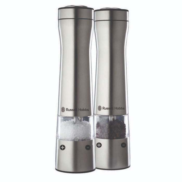 Russell Hobbs RHSPM2 Salt & Pepper Mills – Set of 2 - 2 colours - Gourmet Gear