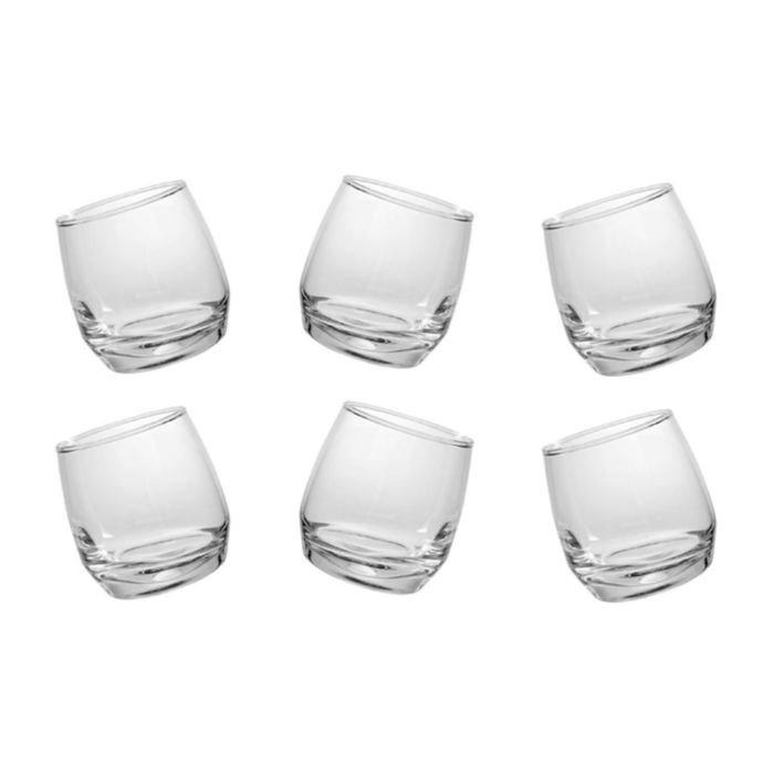 Sagaform Whiskey Rocking Tumblers, Set of 6 - Gourmet Gear