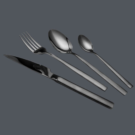 Salton 16 - Piece Black Cutlery Set - Gourmet Gear