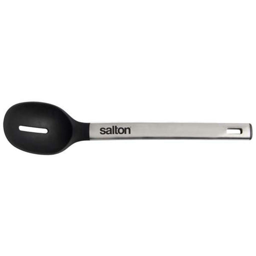 Salton Silicone Head & Stainless Steel Handle Slotted Spoon - Gourmet Gear