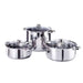 Salton Stainless Steel 6 - Piece Family Cookware Set - Gourmet Gear