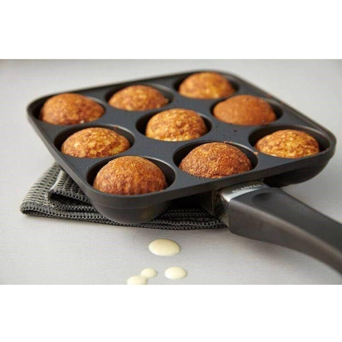 Scanpan Classic Puff Dumpling Pan - 9 holes - Gourmet Gear
