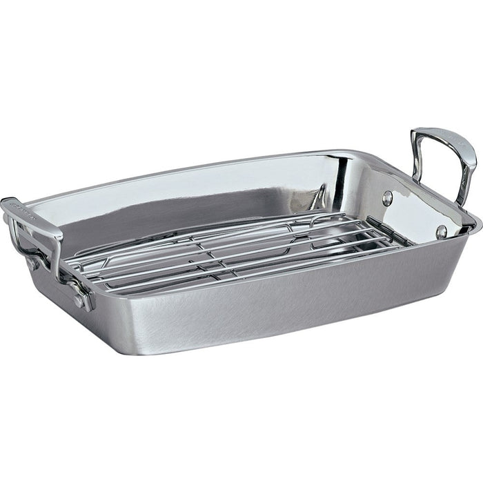 Scanpan Impact Roasting Pan with rack, 42x26cm - Gourmet Gear